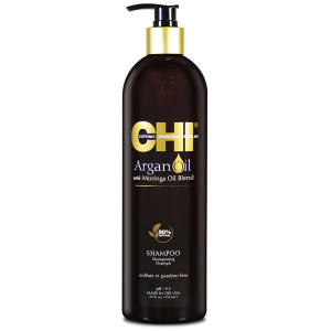CHI Argan Oil šampūnas su argano ir moringų aliejais, 355ml